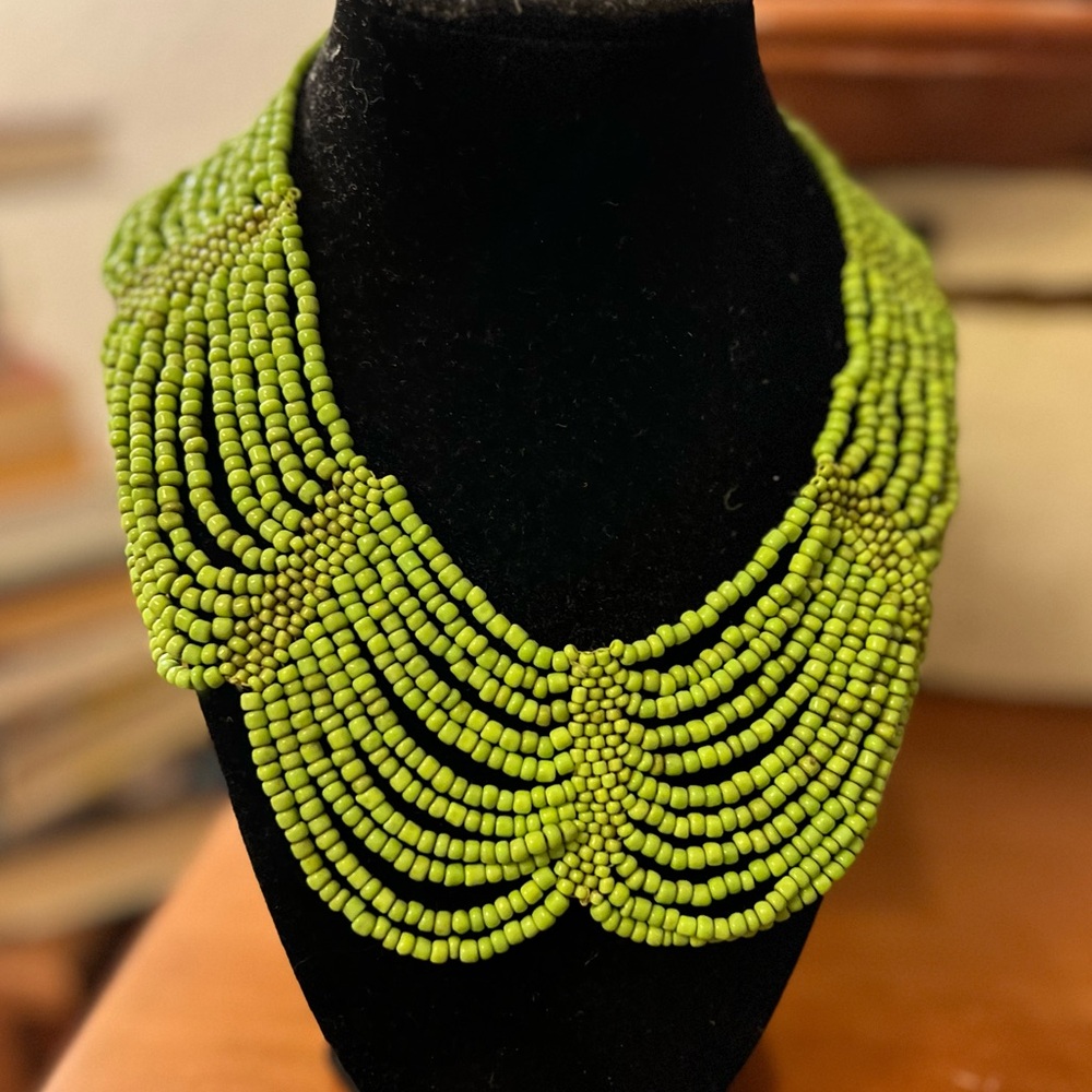 Green beaded chocker